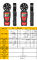 Batterie-Hand-Digital-Anemometer 3x1.5V AAA, 60 Grad-Digital-Wind-Meter